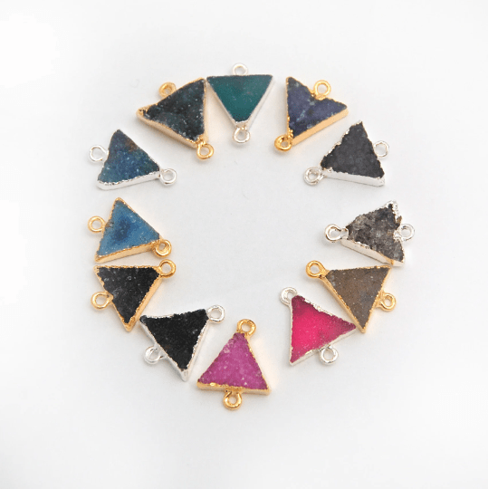 multiple pendants displayed to show the differences in the color shades available 