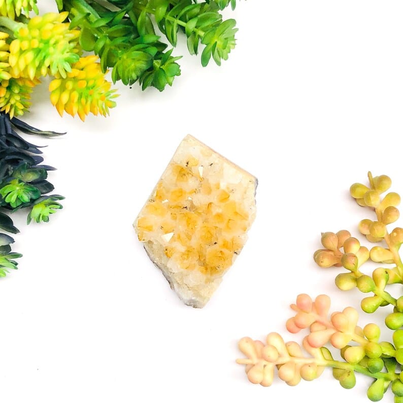 Citrine Druzy Cluster