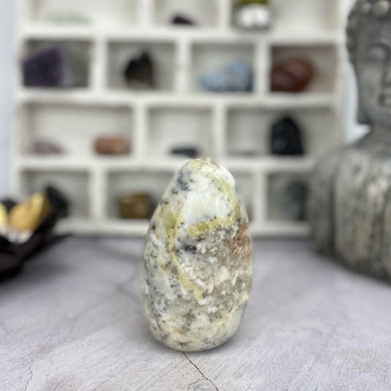 Dendritic Opal Freeform Cut Base another view