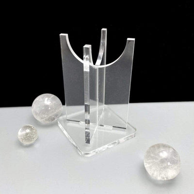 Acrylic Sphere Holder - Crystal Stand