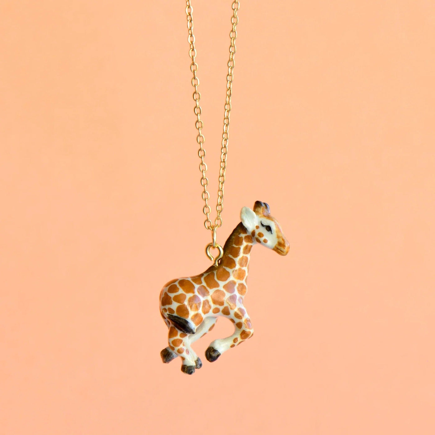Storybook Porcelain Nature Necklace - available in a giraffe 