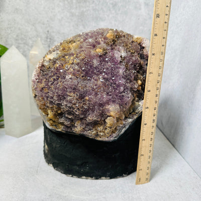 Very Large Amethyst Cathedral Cluster - OOAK- with measurements
