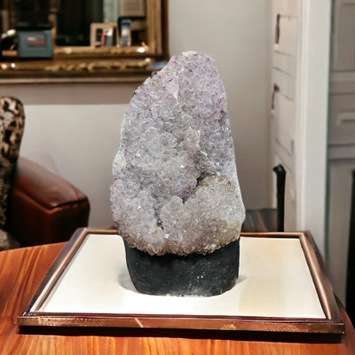 amethyst decoration in a home