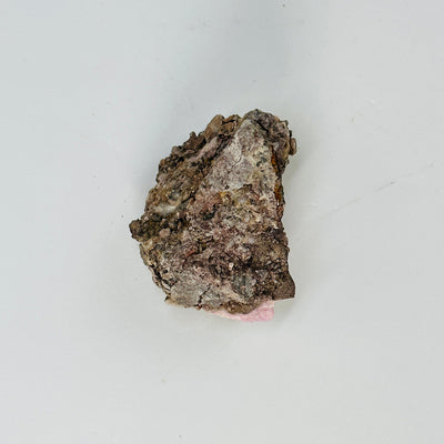 pink cobalto calcite cluster on white background