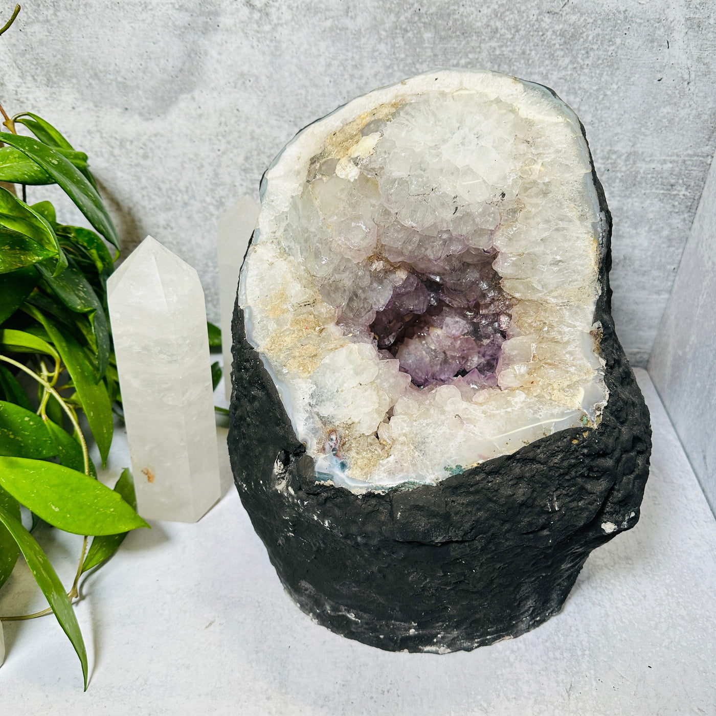  Large Amethyst Cathedral Cave - OOAK - front