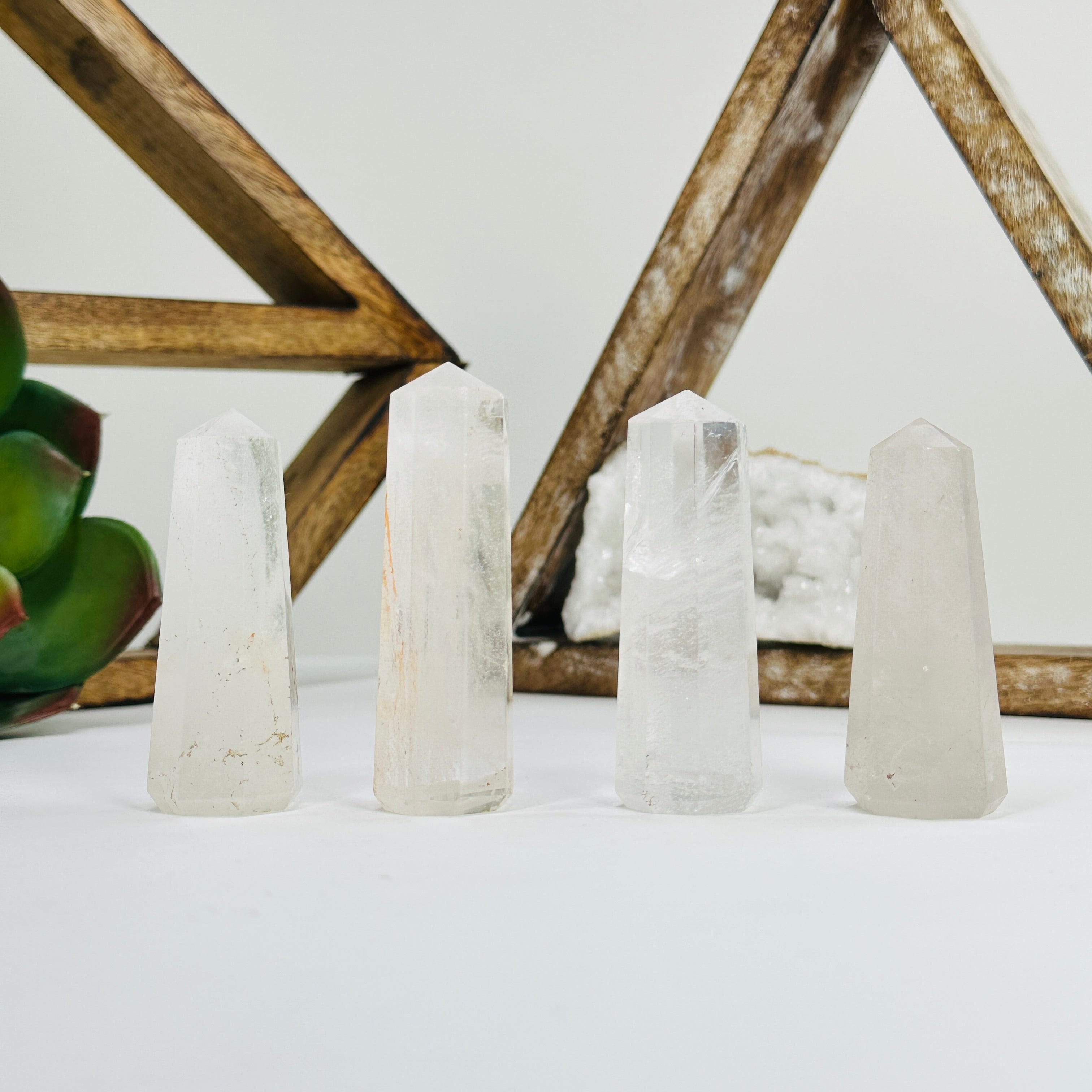 Large Crystal Quartz Tower Obelisk Point Drilled – Rock Paradise