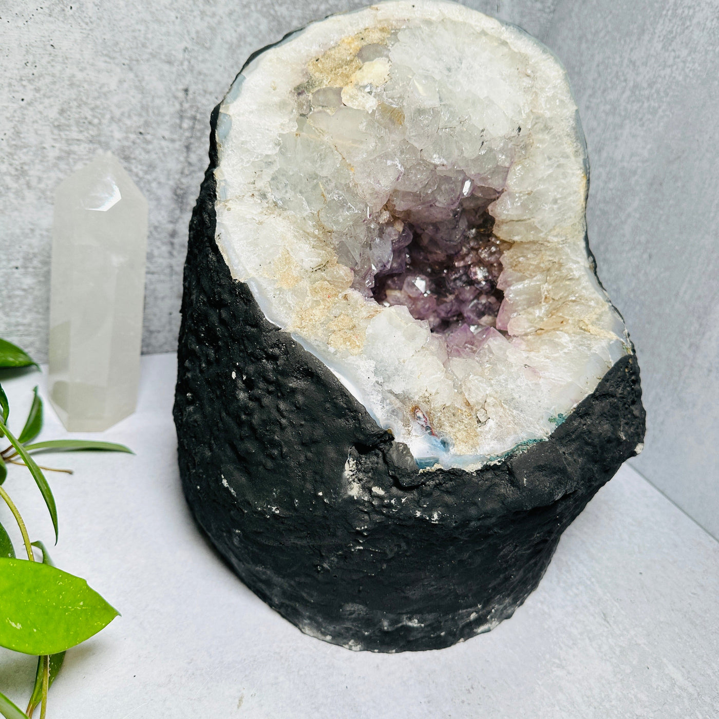  Large Amethyst Cathedral Cave - OOAK - side front