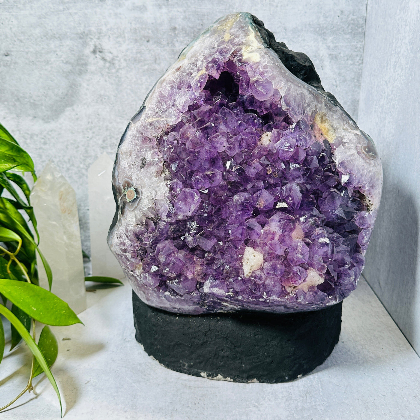  Amethyst Cathedral Cluster Large - OOAK - front