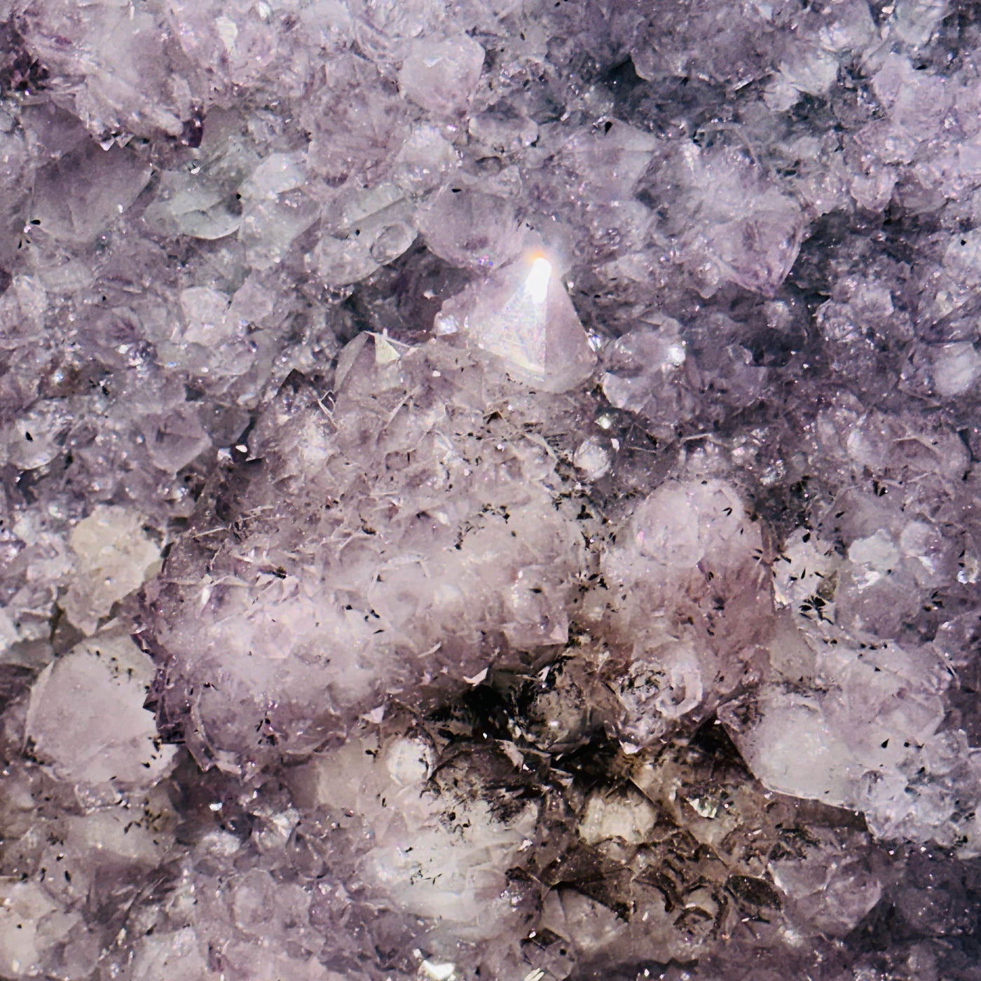 up close shot of amethyst