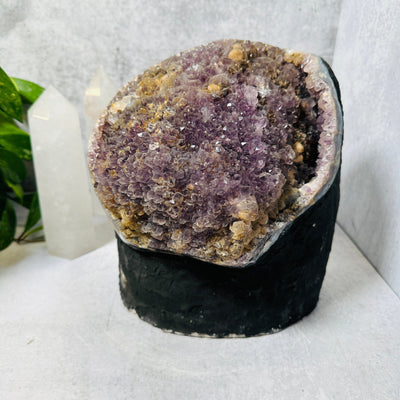 Very Large Amethyst Cathedral Cluster - OOAK- front