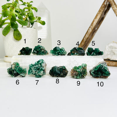 variants 1-10 of diana maria fluorite clusters