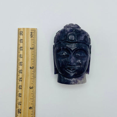 Lepidolite Buddha Head