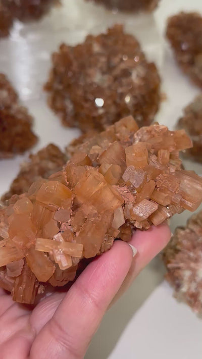 Natural Aragonite Crystal Cluster - By weight
