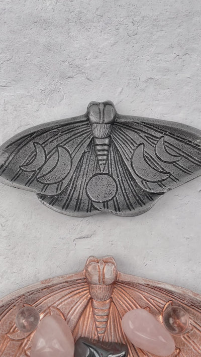 Moth Jewelry Holder Trays - Moon Phase Design
