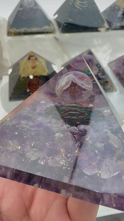 Orgone Crystal Pyramid