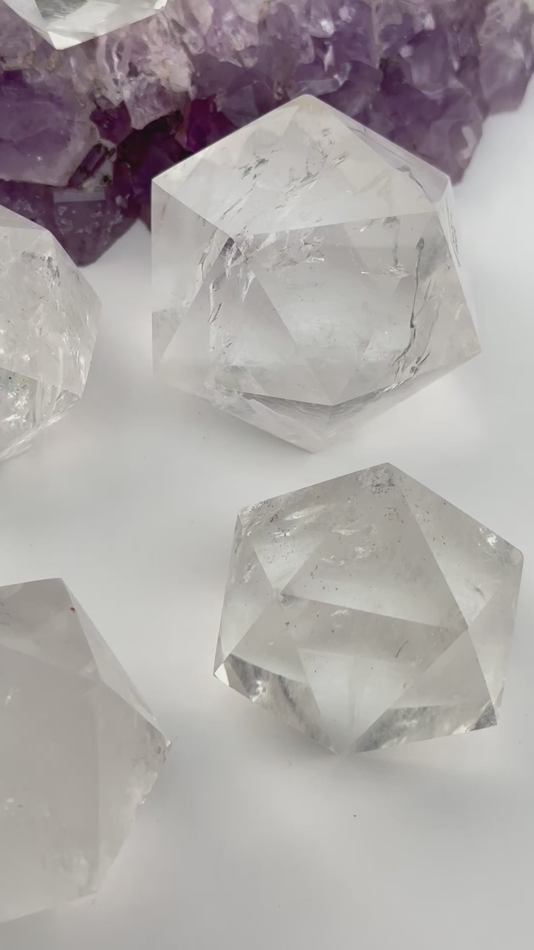 Crystal Quartz Icosahedron