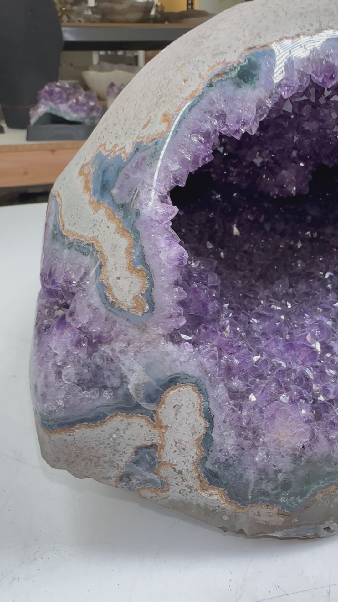 Amethyst Geode - Natural Crystal Geode -