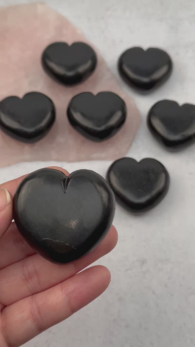 Shungite Crystal Heart