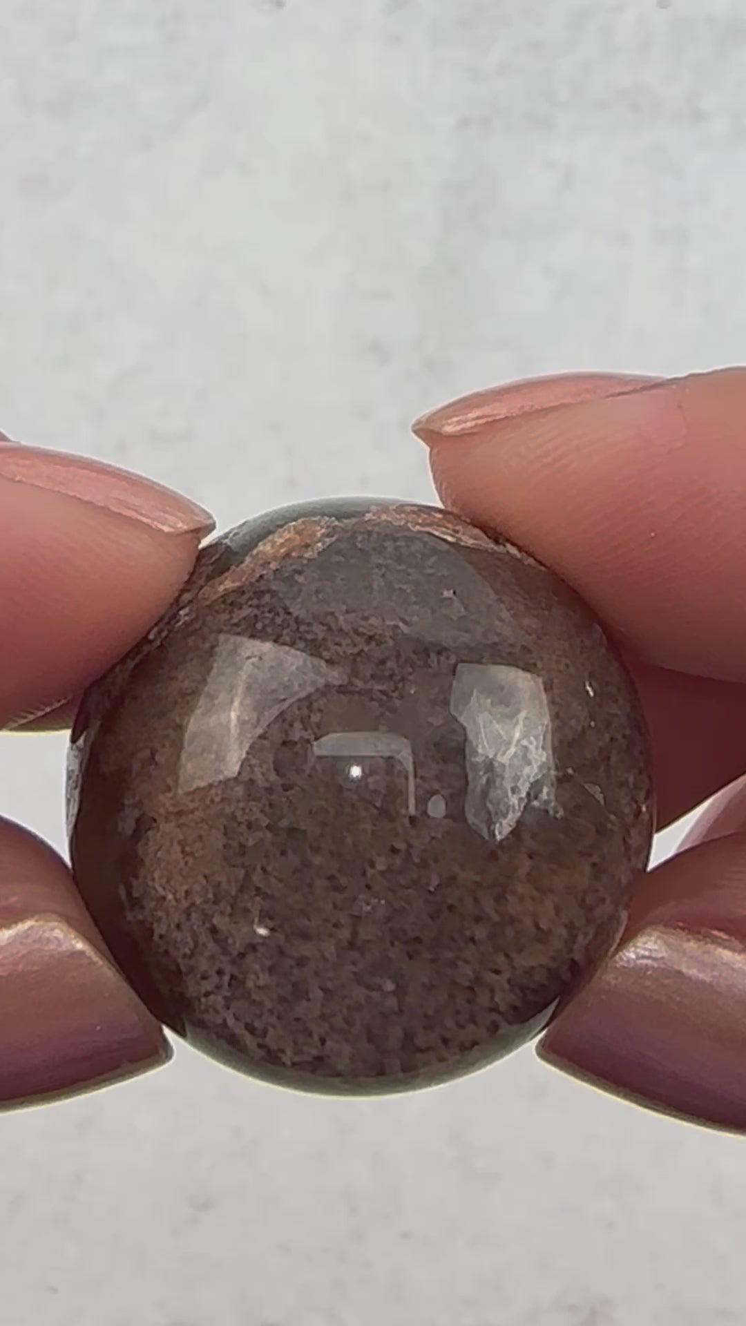 5pc Lodolite Crystal Spheres Bulk Crystals