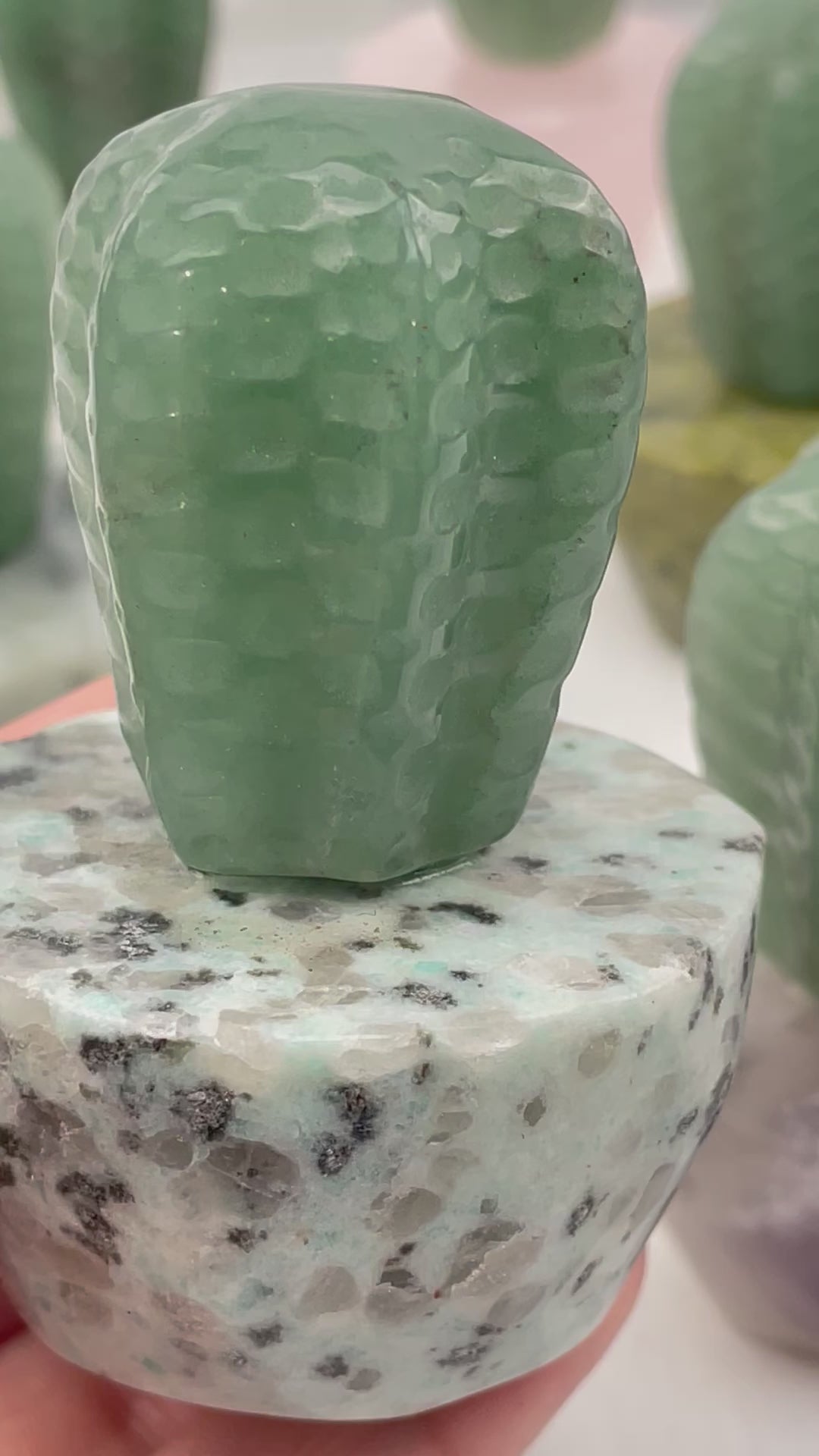 Cactus Crystals - You Choose Stone -