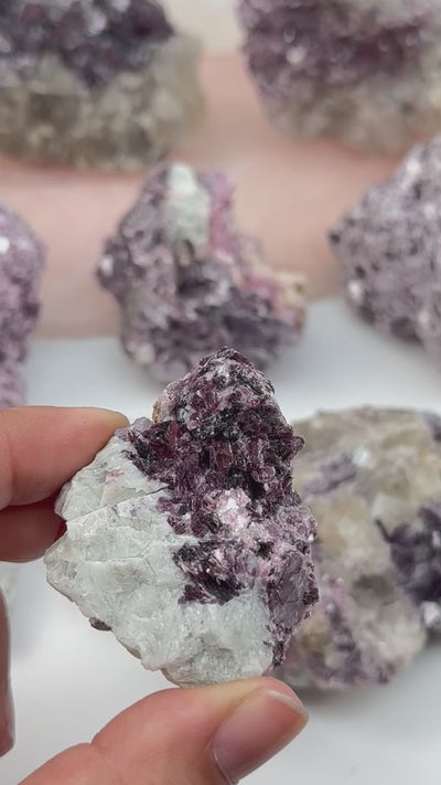 Lepidolite Unicorn Crystal - Rare Find!