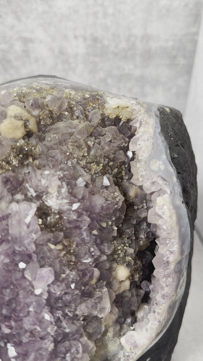 Very Large Amethyst Cathedral Cluster - OOAK- close up
