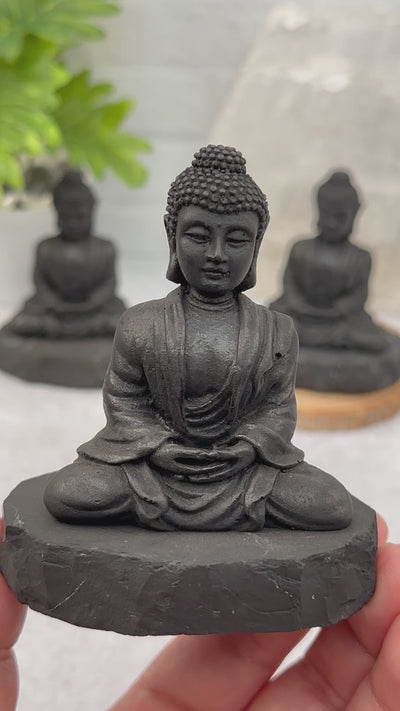 Shungite Sitting Buddha