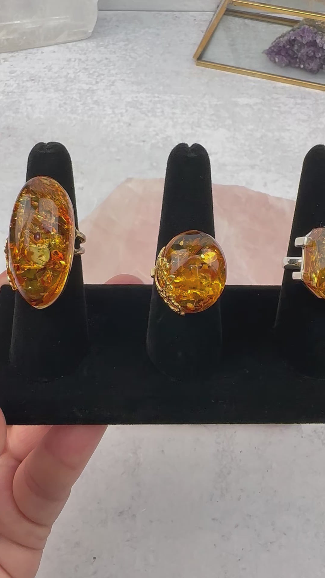 Baltic Amber Rings - You Choose -