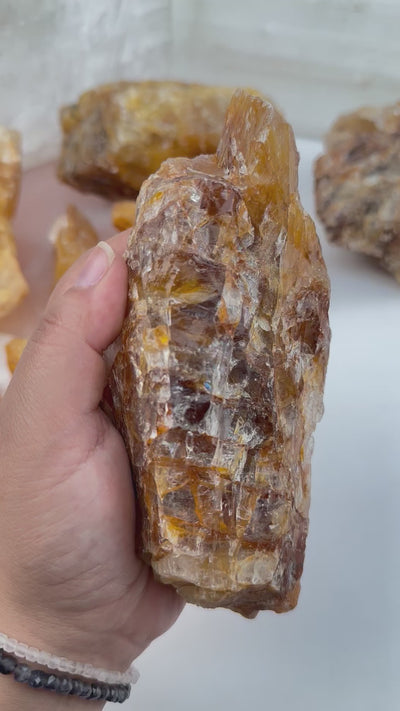 Golden Healer Rough Stone Crystal