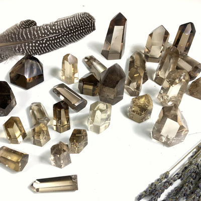 Polished Natural Citrine Points  (EX-101)