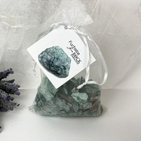 Emerald Stones - Tied & Tagged in an Organza Bag