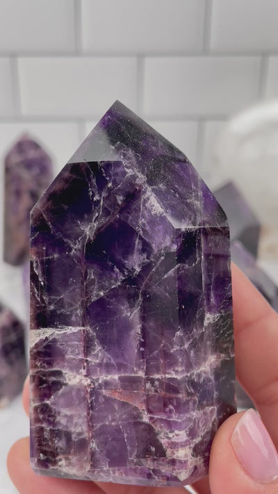 Purple Amethyst Points - By Weight