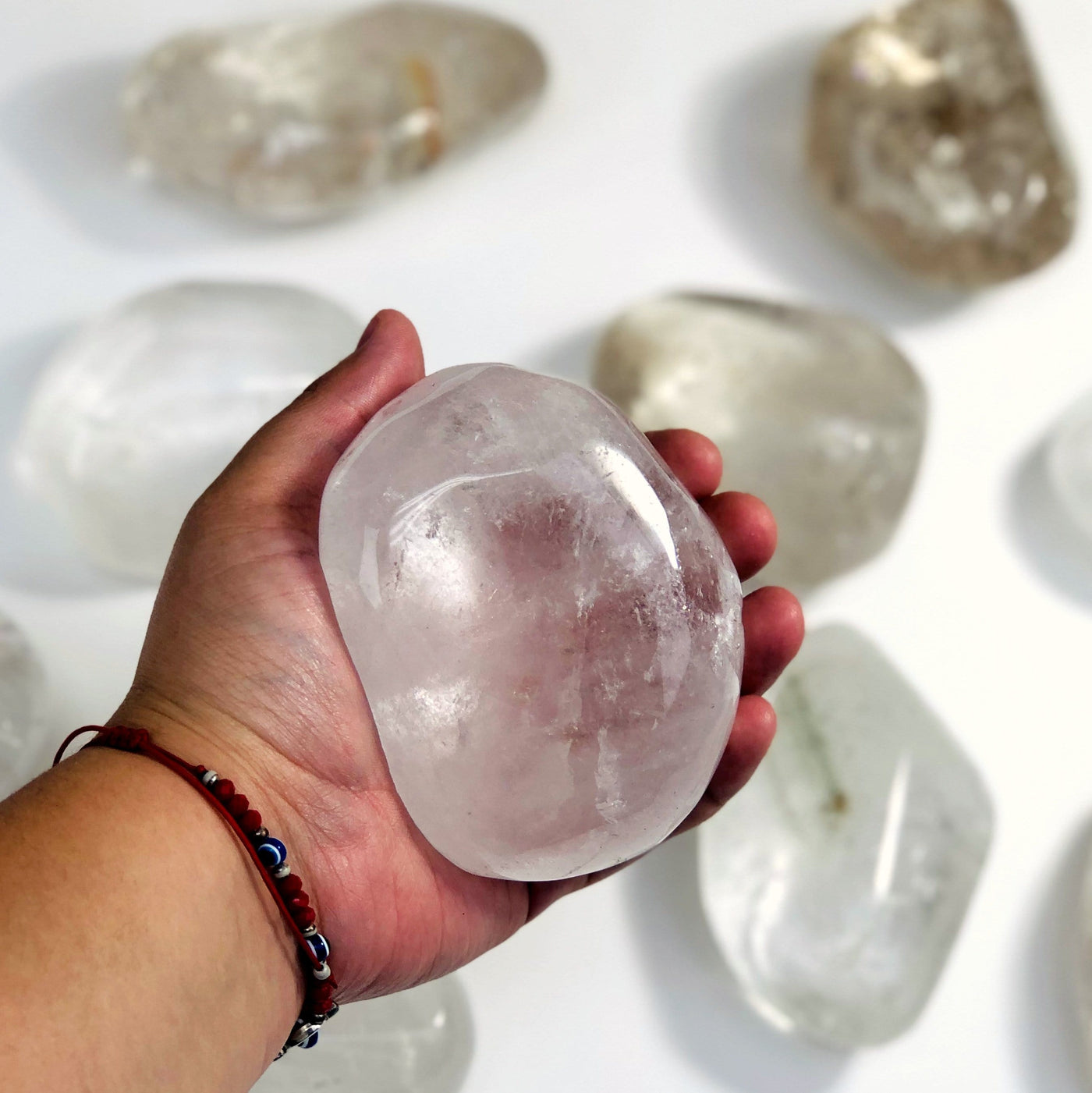Crystal Quartz Freeform Tumbled Stone - By Weight