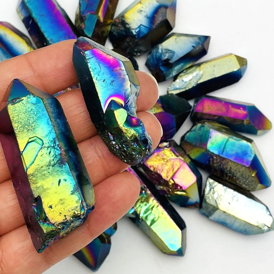 Mermaid Tail with Blue Titanium Aura // Crystal Energy // Go with the outlet Flow // Humor and Relaxation // Vitality // All Chakras