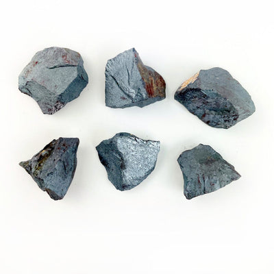 6 Hematite Natural Stones