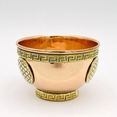 side view of offering bowl