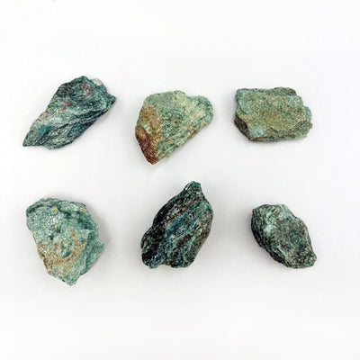 6 Fuchsite Natural Stones