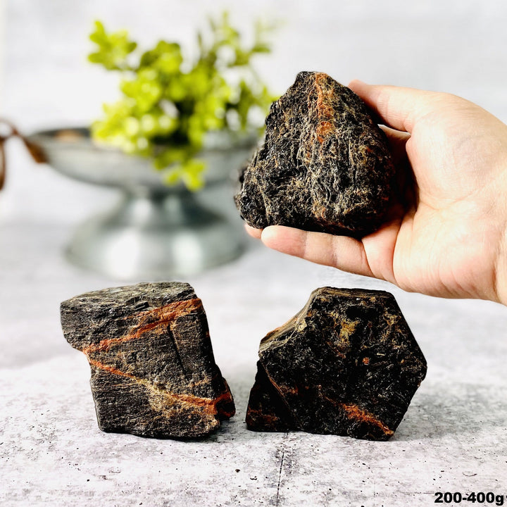 Black Tourmaline with Hematite - By Weight (RK3012) BLKBIN – Rock