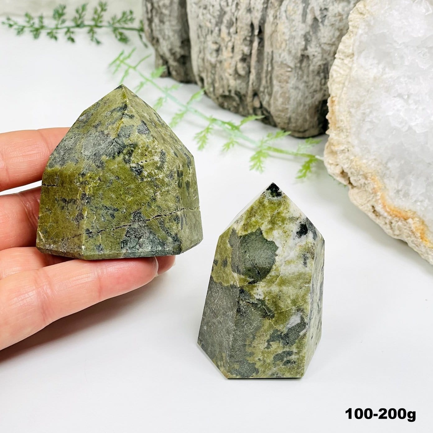 jadeite tower point and weight in grams