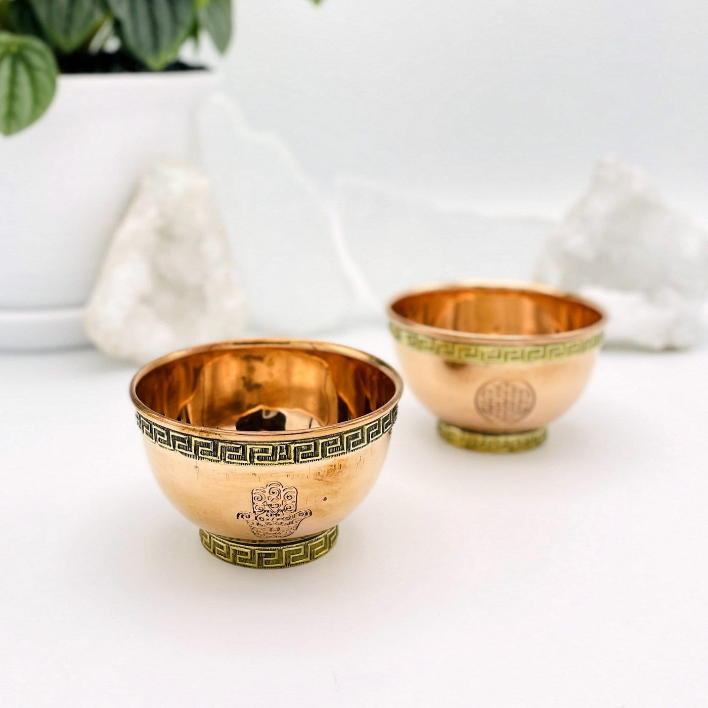 copper bowls with engraved designs 