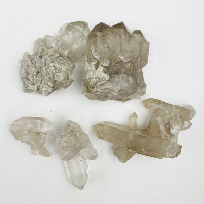 1 set of 5 crystals that came from an organza bag set