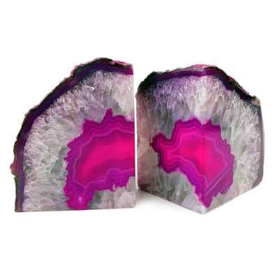 inside view of the agate bookends 