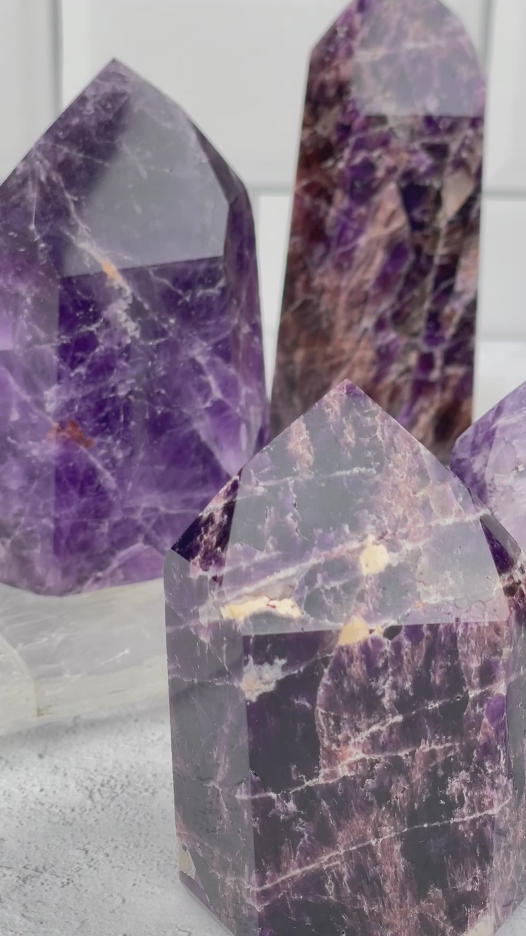Purple Amethyst Points - By Weight