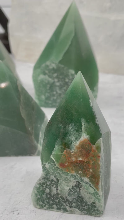 Green Quartz - Polished Points - As Is - By Weight