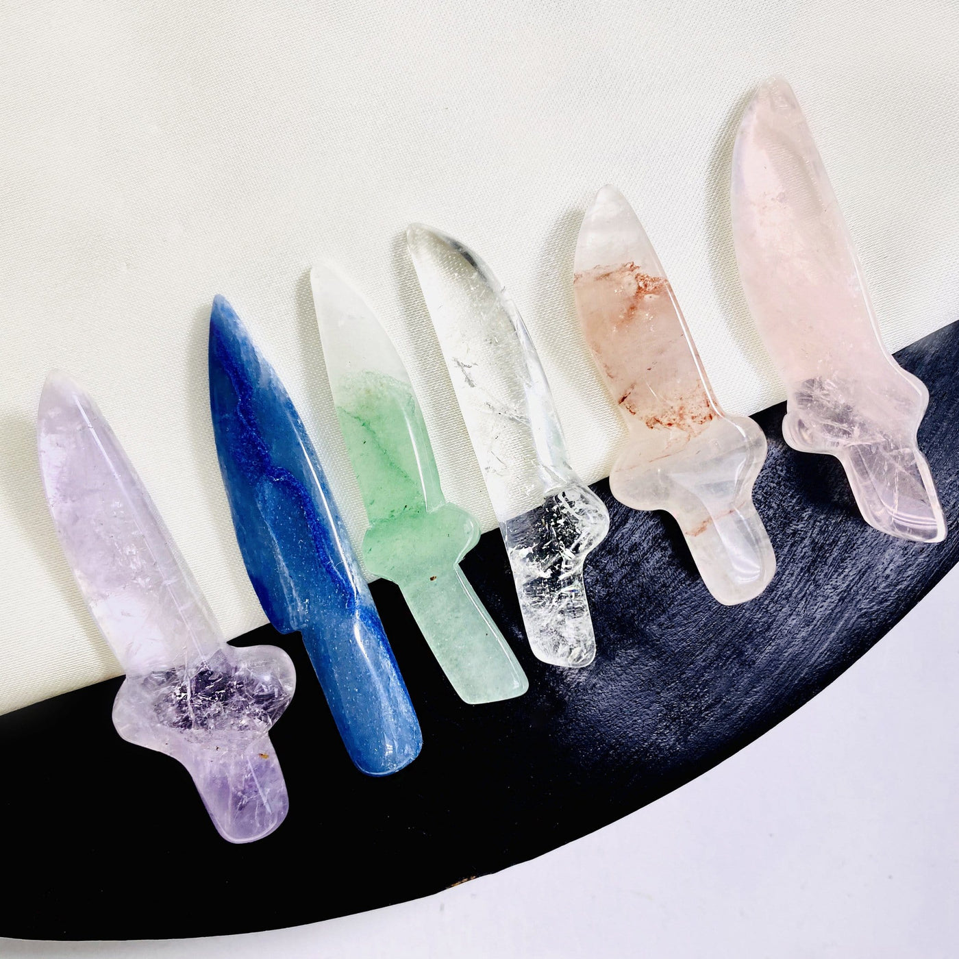 Crystal Gemstone Knife Cabochons in all the stones available