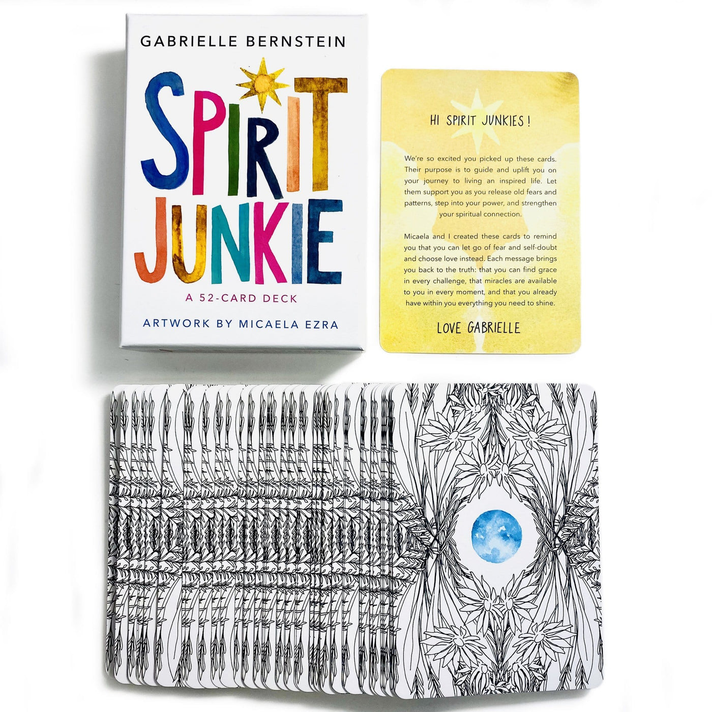 Spirit Junkie Card Deck  on white background