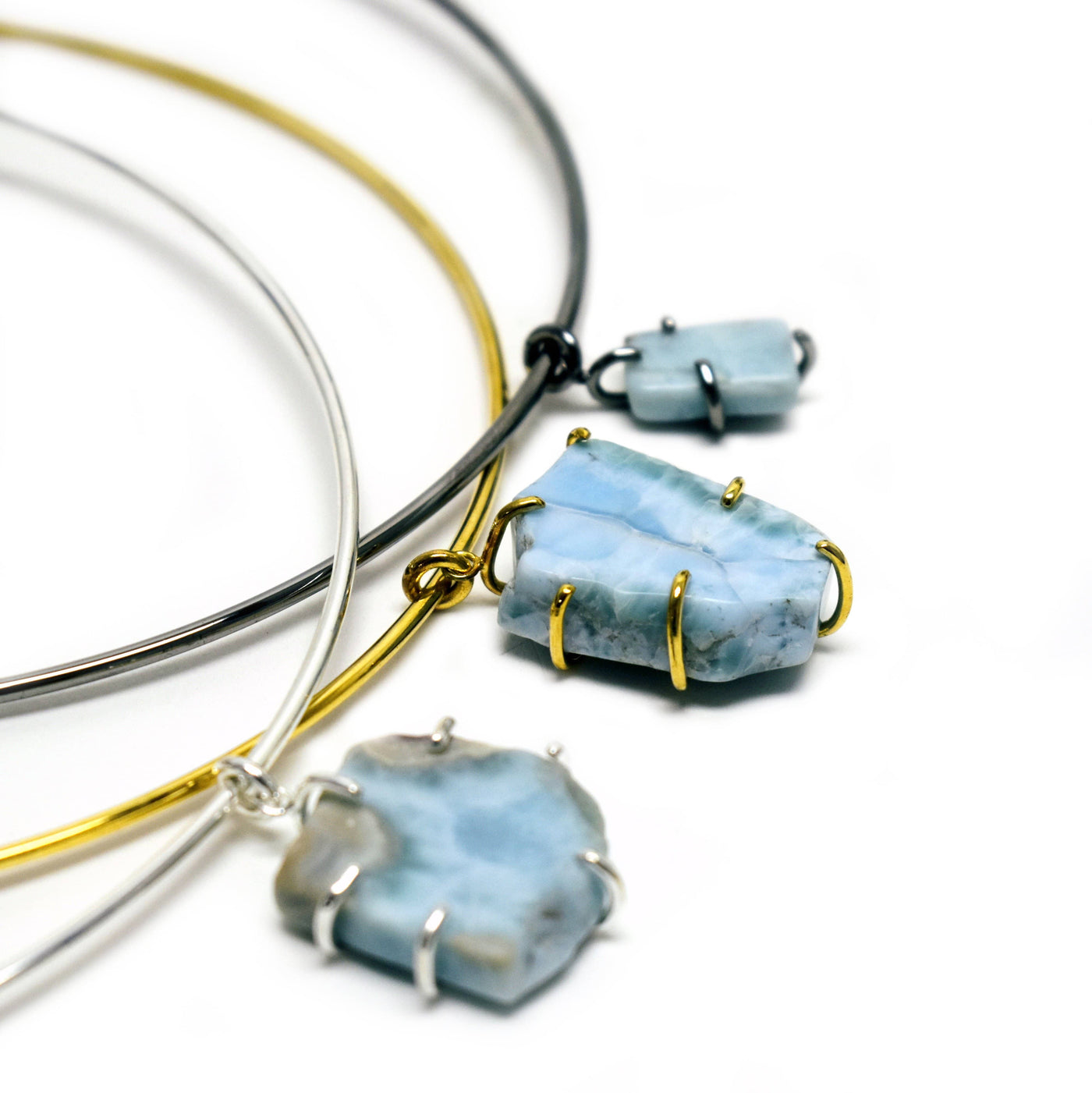 Larimar Choker Necklace