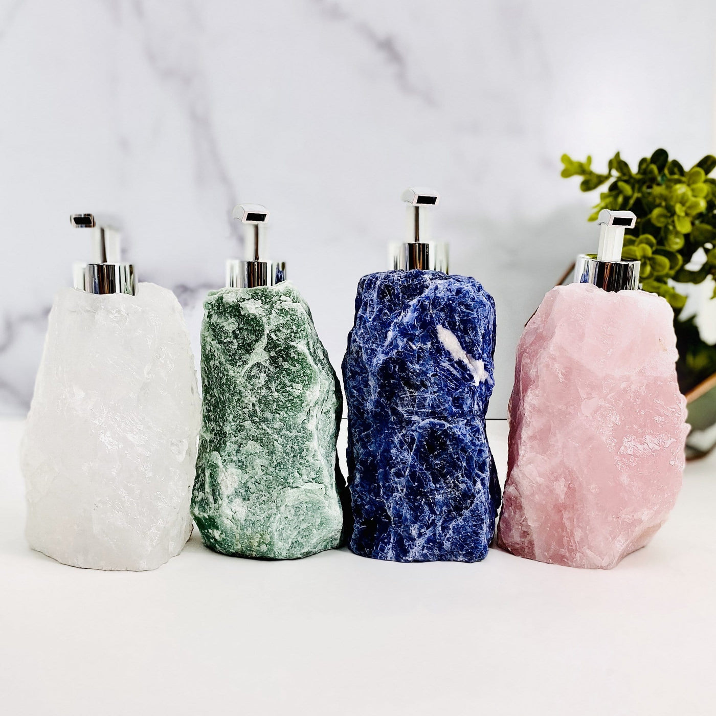Multicolour Gemstone Soap Dispenser