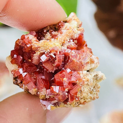 Natural Vanadinite - close up