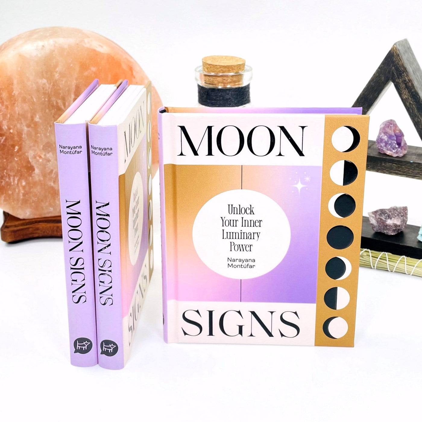 Moon Signs book on a table